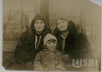 Grojnowski, George child.jpg; M2004/025; jacket; concentration camp clothing